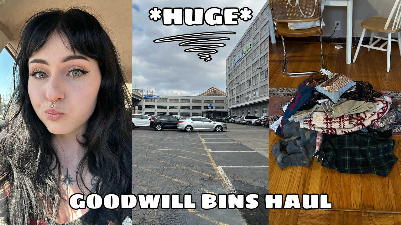 Huge Goodwill Bins Haul Youtube