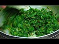 palakura pesarapappu fry spinach and moong dal fry recipe in telugu