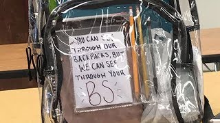Parkland students slam clear backpacks: 'We want real change'