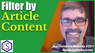 How to Filter by Content in the Joomla Article Manager - 🛠 MM #261