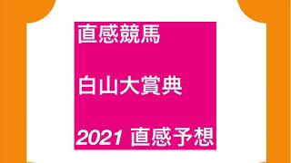 直感競馬　白山大賞典　2021 直感予想