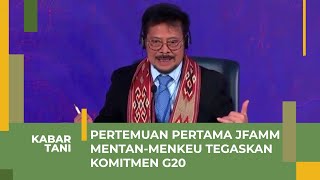 Mentan \u0026 Menkeu G20 Komitmen Gunakan Semua Instrumen untuk Mitigasi Risiko Kerawanan Pangan