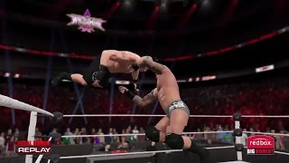 WWE 2K15 Brock Lesnar vs Randy Orton WWE World Heavyweight Championship