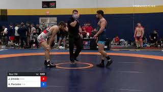 74 Kg Quarterfinal - Joshua Shields, Sunkist Kids Wrestling Club Vs Alec Pantaleo, Titan Mercury W