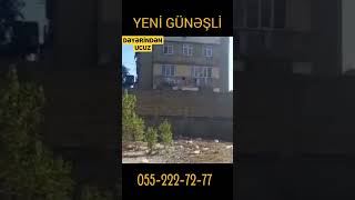 Yeni Günəşlidə 6 sotdan yuxarı Kupçalı (250 kv tikili sahə) 280000 azn