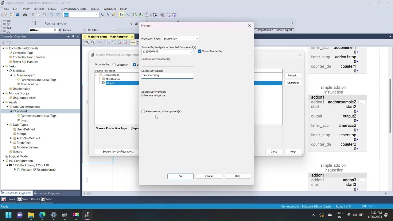 Rslogix 5000 Add On Instructions Rslogix 5000 Instructions Youtube