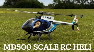 Scale MD500 RC Helicopter Demo : Legendary RC Heli Pilot Emile