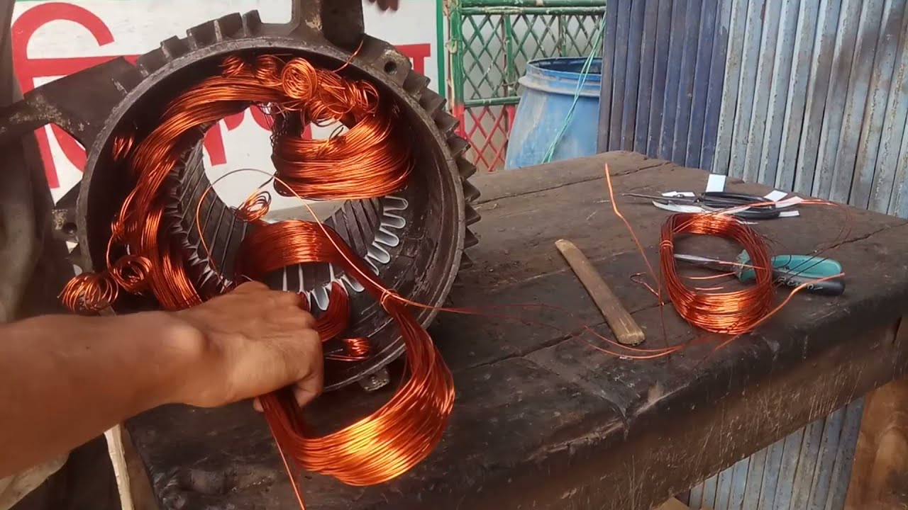 3 Phase Motor Winding 1400 Rpm Star_delta Connection Full Rewinding ...