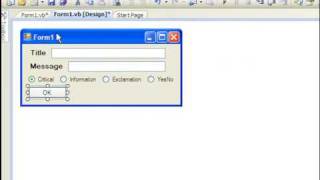 How To Make A Messagebox Generator In Visual Basic 2008