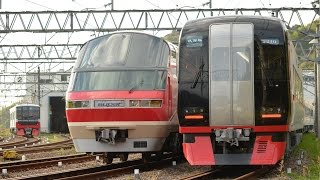 新造2200系〈2210F〉入れ換え・デキ303による100系〈211F〉犬山方2B入れ換え　舞木検査場