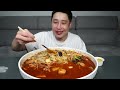 마라탕 최고매운단계 전메뉴 토핑 도전했다가 반도 못 먹고 남겼습니다 매운음식먹방 super spicy korean malatang mukbang eating show