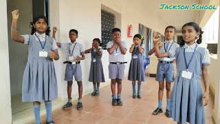 காந்தி தாத்தாவின் மூன்று குரங்குகள்... By 5 Std Students...