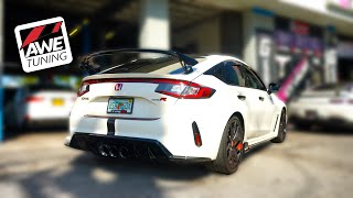 2024 Civic Type R AWE Exhaust system **WARNING**