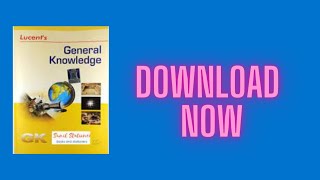 how we can download lucent general knowledge book pdf