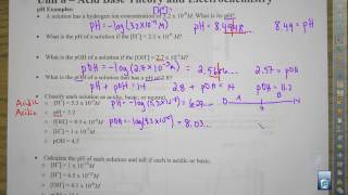 19 2 - calculating pH, pOH, [H+], and [OH-]