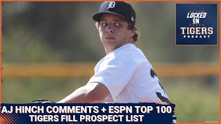 AJ Hinch Comments + ESPN Top 100 Prospects