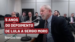 Depoimento de Lula a Moro em Curitiba completa cinco anos
