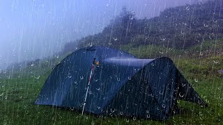 ⚡ Bruit de pluie et de tonnerre dans la tente pour dormir ⚡ Bruit de pluie pour dormir, se détendre