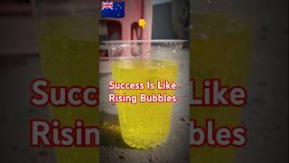 Success Is Like Rising Bubbles #shorts #ColdDrinkBubbles #usa