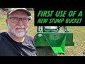 First Use & Review of a New Storm Wrecker HD Stump Bucket from @GoodWorksTractors #tractor #gwt