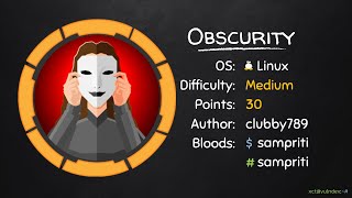 HackTheBox - Obscurity