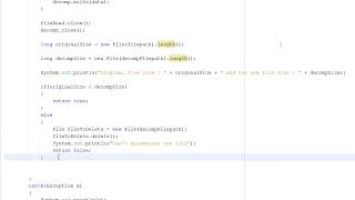 How to Decompress a File Using Java (Text Based Files)