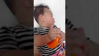 【Day245】Japan Baby 生後8ヶ月 赤ちゃん お風呂上がり