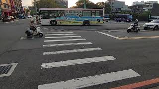 20231109 新竹客運 新竹市公車世博3號 駛出後站停車場 MOV 2223