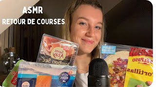 ASMR - RETOUR DE COURSES  #asmr #asmrfrançais #course