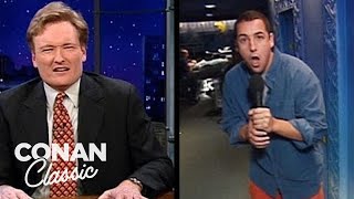 Adam Sandler Haunts Conan's Studio | Late Night with Conan O’Brien