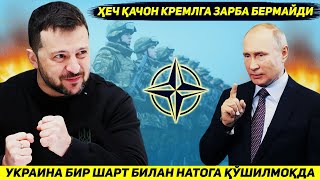 ЯНГИЛИК !!! КИЕВ РОССИЯГА ХУЖУМ КИЛМАСЛИК ШАРТИ БИЛАН НАТОГА КУШИЛАДИГАН БУЛДИ