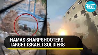 Watch Hamas Snipers Hunt Israeli Soldiers In Gaza | Hezbollah Strikes In North, 4 Israelis Hurt