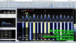 29.06.2023 12:11UTC, Es, BNR Horizont, BUL, 88.1MHz, 1539km