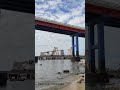 🌉 பாம்பன் பாலத்தின் கீழே இருந்து pamban bridge down view பாம்பன் pamban bridge painting work