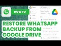 How to Restore WhatsApp Backup from Google Drive (2024) - Easy Guide