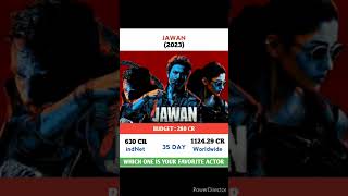 Jawan Movie 35 Day Box Office Collection Budget || #shorts #jailer #gader2 #jawan #dunki #srk #leo