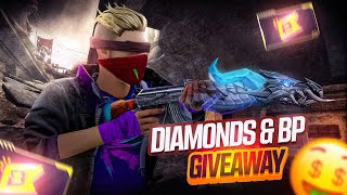 OLD HASSAN Z Is Live  ✨ Bp and Diamonds Giveaway | Garena Free Fire  | 💎