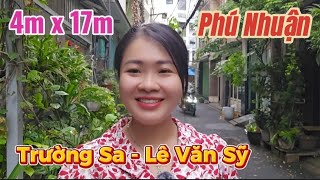 Bán nhà Phú Nhuận diện tích rộng, hẻm đẹp, Trường Sa thông Lê Văn Sỹ