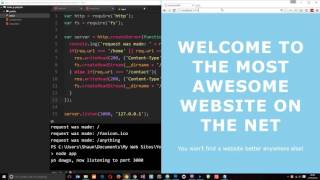 Node JS Tutorial for Beginners #19 - Basic Routing