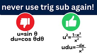 the trigonometric substitution skip