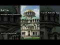 Walking in Sofia, Bulgaria - Cathedral Alexandre Nevsky #shorts