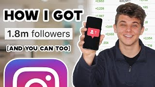 How I Got 1.8 Million Instagram Followers | Grow Organically
