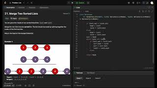 Leetcode 21 - Merge Two Sorted Lists - Python (NeetCode 36/150)
