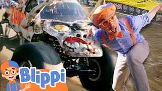Explore Monster Trucks With Blippi! | Monster Jam | Educational Videos for Kids