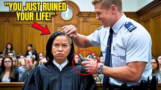 Racist Cop shaves black woman's head in court without knowing she's the judge...