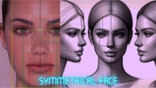 symmetrical face X looksmaxing