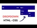 Create Dropdown Menu with Simple HTML CSS
