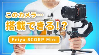 Feiyu SCORP-Miniのレビュー！ミラーレスやGoProで使える軽量ジンバルにFE PZ 16-35mm F4Gを載せてみた