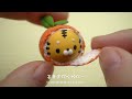 diy 黏土小虎桔🍊 how to make a tangerine tiger with clay