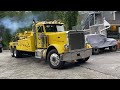 89 Peterbilt 379 Tow Truck - Driving